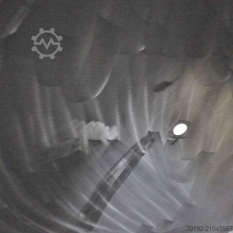 9140 liter vacuümtank met interne volle buisspiraal van V2A  9338