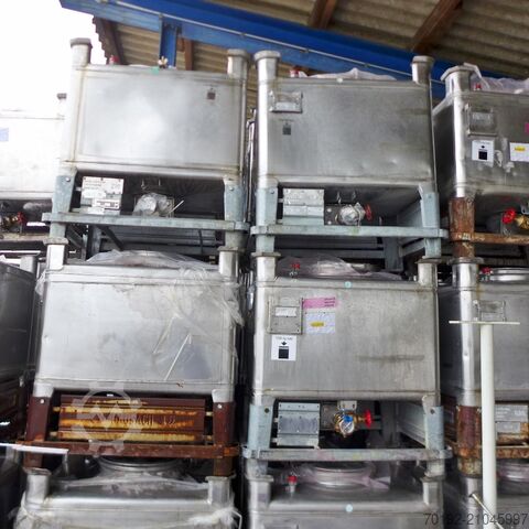 445 liter IBC container gemaakt van V2A Umformtechnik Hausach (UCON) 9332