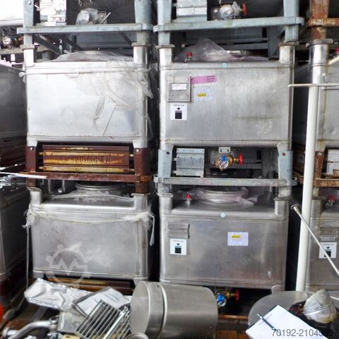 445 liter IBC container gemaakt van V2A Umformtechnik Hausach (UCON) 9332