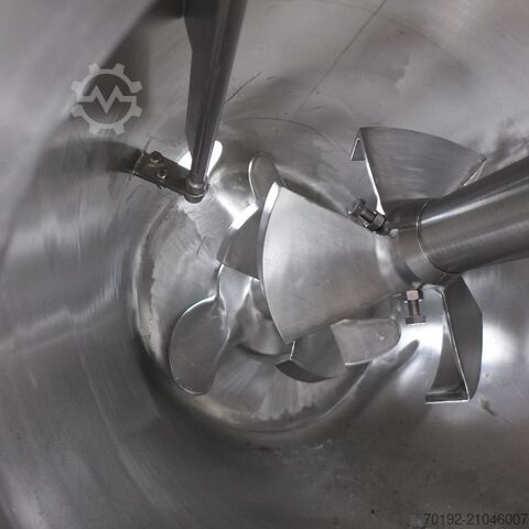 300 liter roerwerktank (poedermenger) van V4A met propellorroerwerk  9321