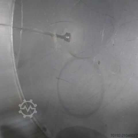 5500 liter tank voor levensmiddelen van V2A (roestvrij staal).  9309