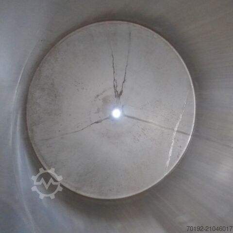 5500 liter tank voor levensmiddelen van V2A (roestvrij staal).  9309