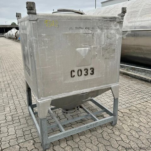 1950 liter aluminium container Umformtechnik Hausach (UCON) 9302