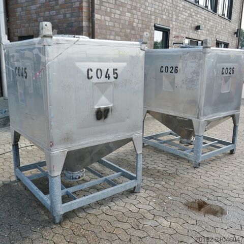 1950 liter container gemaakt van V2A Umformtechnik Hausach (UCON) 9301
