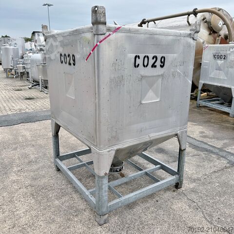 1950 liter container gemaakt van V2A Umformtechnik Hausach (UCON) 9301