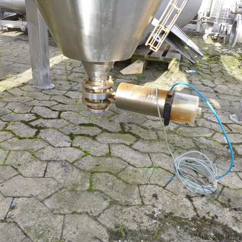 750 liter verwarmbare/koelbare conische tank van V4A. Manfred Roth 9292
