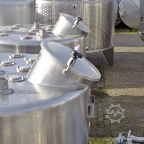 750 liter verwarmbare/koelbare conische tank van V4A. Manfred Roth 9292