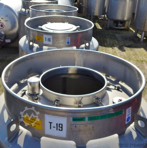 1000 liter container gemaakt van V4A Umformtechnik Hausach (UCON) 9289