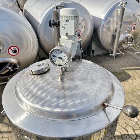160 liter geïsoleerde roerwerktank van V2A met propellerroerwerk  9287