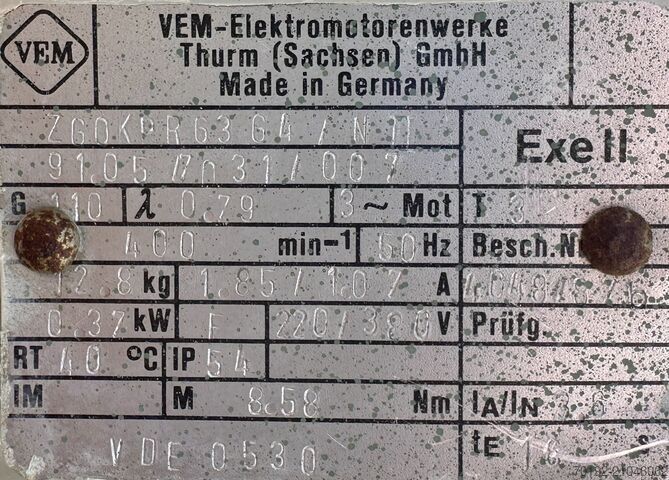 160 liter geïsoleerde roerwerktank van V2A met propellerroerwerk  9287