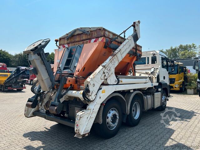 Tippbil MAN 26.420 MEILLER Absetzer+Epoke SH3500 Salzstreuer