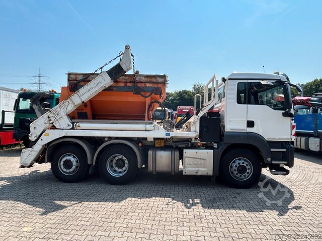 Tippbil MAN 26.420 MEILLER Absetzer+Epoke SH3500 Salzstreuer