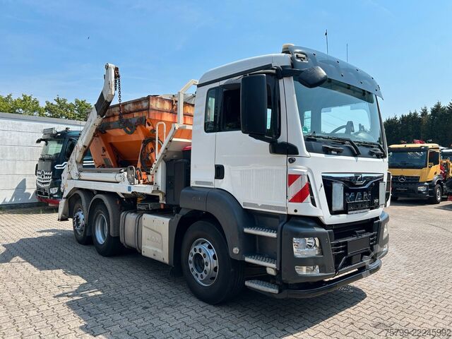 Tippbil MAN 26.420 MEILLER Absetzer+Epoke SH3500 Salzstreuer