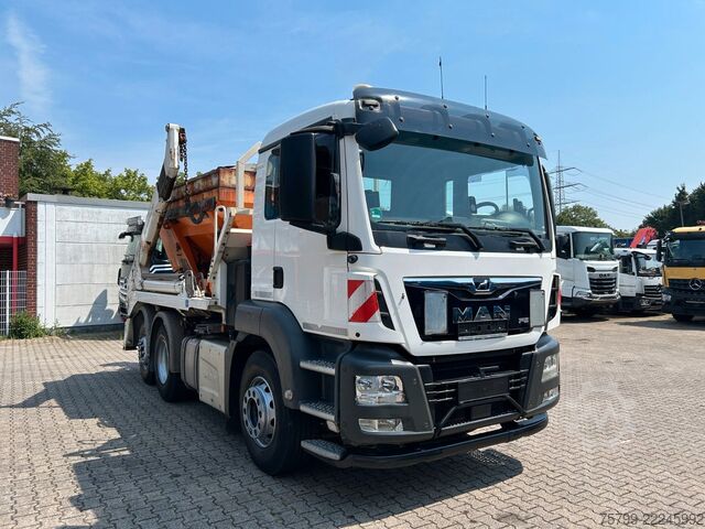 Tippbil MAN 26.420 MEILLER Absetzer+Epoke SH3500 Salzstreuer