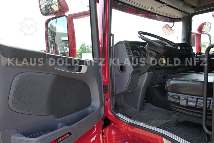 Autocarro con cassone fisso SCANIA R 490 Pritsche Kran Effer Funk Lift-/Lenkachse