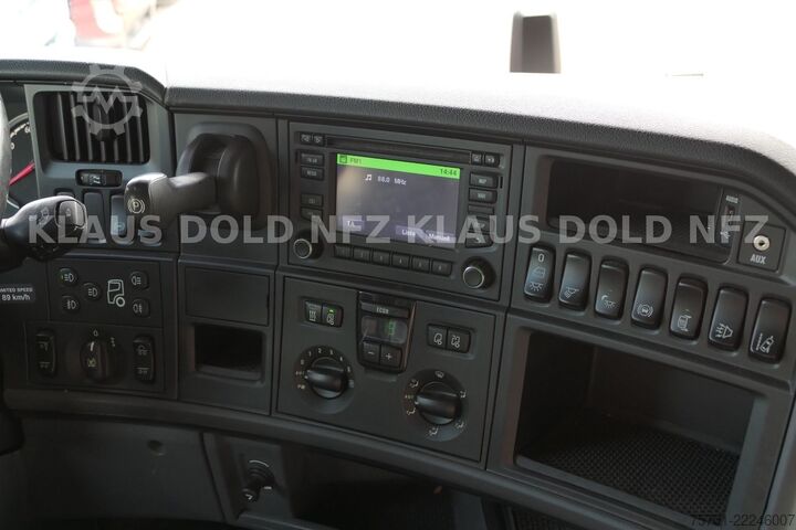 Autocarro con cassone fisso SCANIA R 490 Pritsche Kran Effer Funk Lift-/Lenkachse