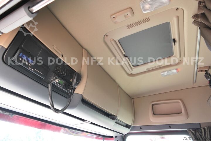 Autocarro con cassone fisso SCANIA R 490 Pritsche Kran Effer Funk Lift-/Lenkachse