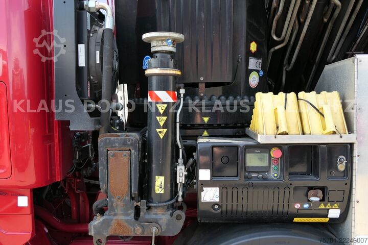 Autocarro con cassone fisso SCANIA R 490 Pritsche Kran Effer Funk Lift-/Lenkachse