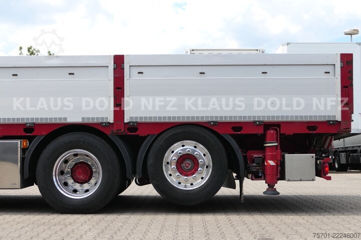 Autocarro con cassone fisso SCANIA R 490 Pritsche Kran Effer Funk Lift-/Lenkachse