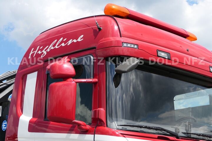 Autocarro con cassone fisso SCANIA R 490 Pritsche Kran Effer Funk Lift-/Lenkachse