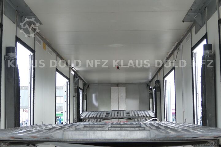 Biltransport lastbil SCANIA R450 Autotransporter Komplettzug Kässbohrer