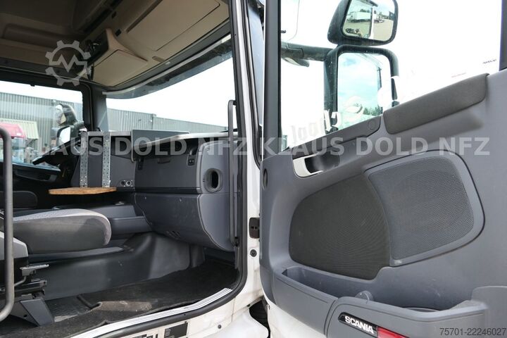 Biltransport lastbil SCANIA R450 Autotransporter Komplettzug Kässbohrer