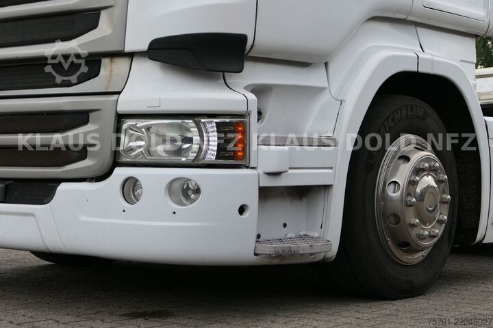 Biltransport lastbil SCANIA R450 Autotransporter Komplettzug Kässbohrer