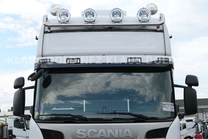 Biltransport lastbil SCANIA R450 Autotransporter Komplettzug Kässbohrer