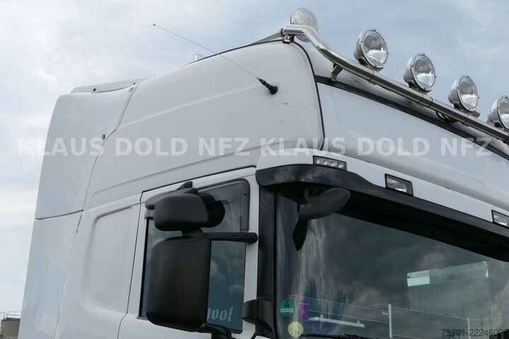 Biltransport lastbil SCANIA R450 Autotransporter Komplettzug Kässbohrer