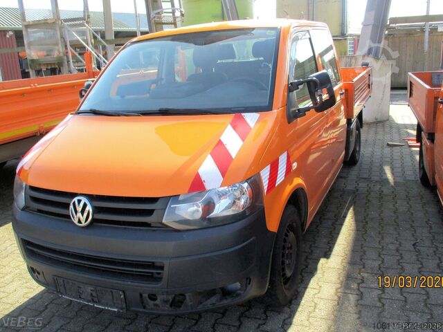 Gardinsidad skåpbil VOLKSWAGEN T5 Doka Pritsche L2/Plane/AHK2,2t Klima/Sthzg.