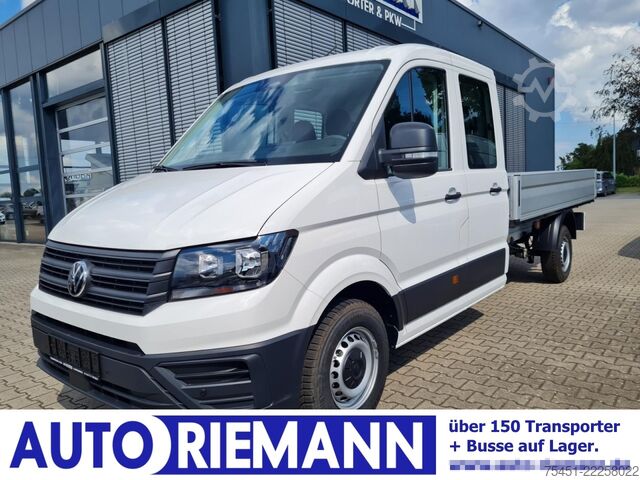 Tilpasset varevogn VW Crafter 35 Pritsche Doka 7-Sitze L4 AHK KLIMA ALLWETTER