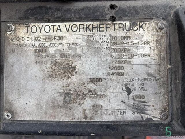 Heftruck Toyota 02-7 FDF 30