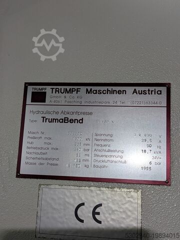 ABKANTPRESSE TRUMPF 