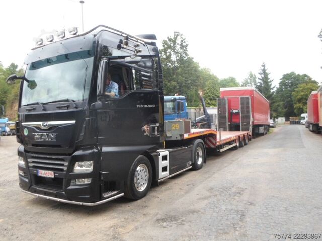 Semirremolque de plataforma baja FAYMONVILLE MAX TRAILER/ T-S43-1AAF/ SEMI 17250 mm !