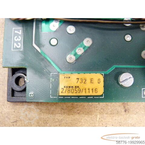 Component Stephan Typ 732 E 6 Karte