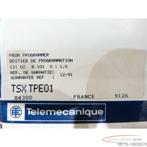 Component Telemecanique Telemecanique TSX TPE01 Prom Programmer    !