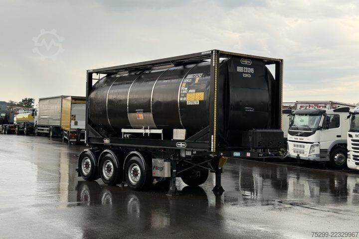 Semirremolque con caja intercambiable Fliegl 2019 Fliegl SDS 380 + Tank 20ft, 23.000L