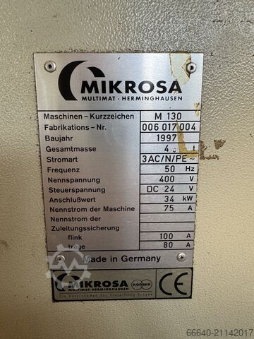 Centerless grinding machine Mikrosa M130