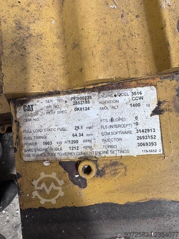 Generator Caterpillar 3516B DGB