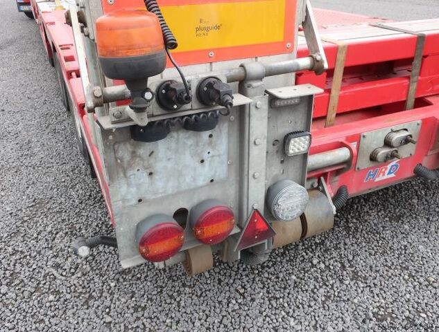 Dieplader oplegger HRD HRD STLM3M Radmulden Rampen Lenkachse