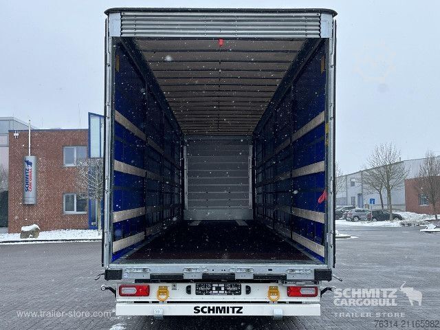 Nyitott ponyvás félpótkocsi Schmitz Cargobull Curtainsider Mega Getränke