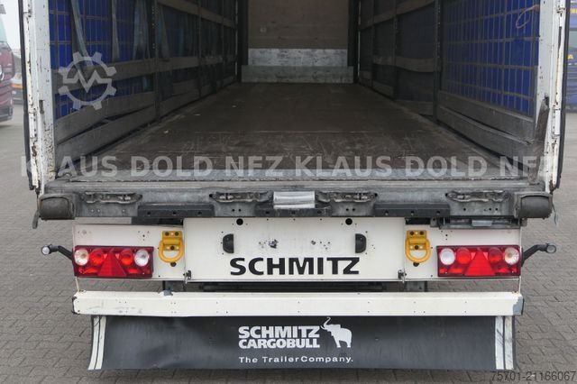 Auflieger mit Pritsche & Plane SCHMITZ CARGOBULL SCB S3T  Liftachse safety-roof VARIOS