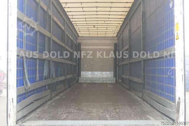 Auflieger mit Pritsche & Plane SCHMITZ CARGOBULL SCB S3T  Liftachse safety-roof VARIOS