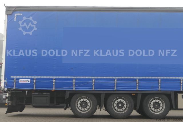 Auflieger mit Pritsche & Plane SCHMITZ CARGOBULL SCB S3T  Liftachse safety-roof VARIOS