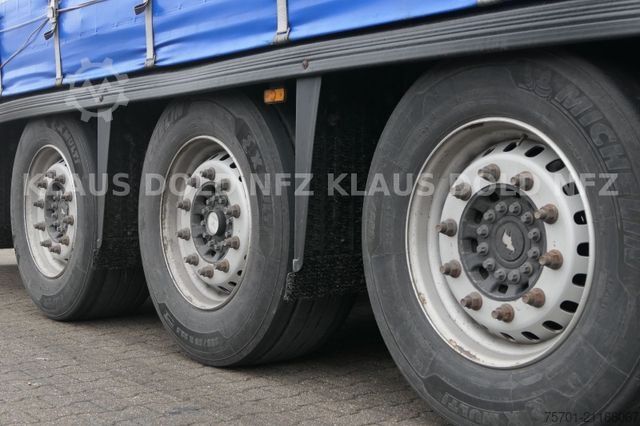 Auflieger mit Pritsche & Plane SCHMITZ CARGOBULL SCB S3T  Liftachse safety-roof VARIOS