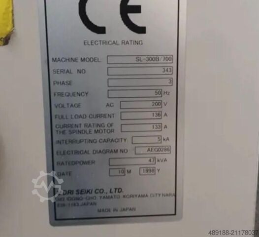 CNC-Drehmaschine Mori Seiki SL 300B/700