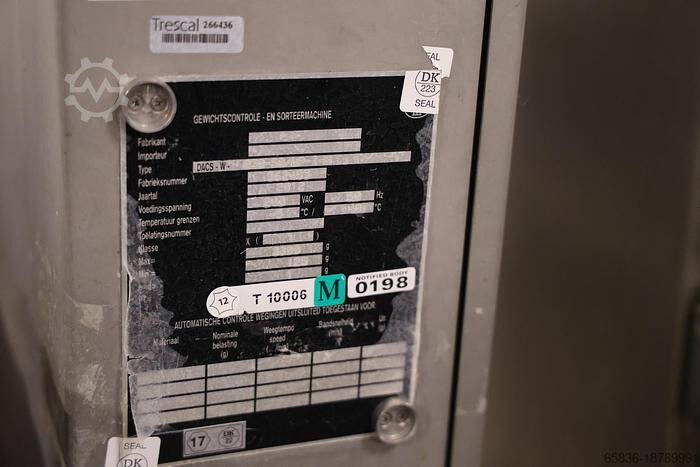 Ishida controleweger uit 2012 Ishida checkweigher