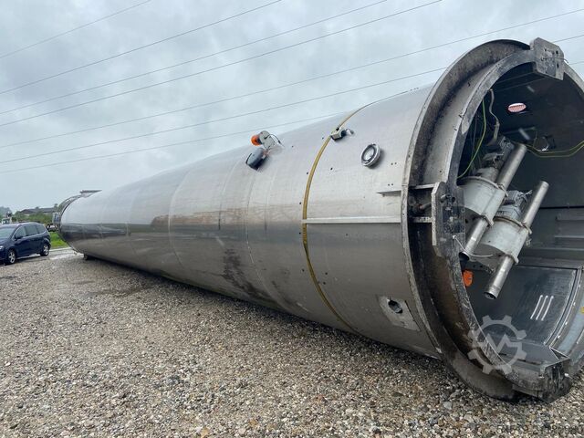 4 x 70 m³ flour silos made of aluminium Zeppelin 