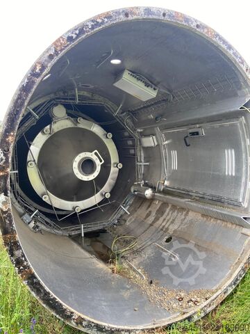 4 x 70 m³ flour silos made of aluminium Zeppelin 