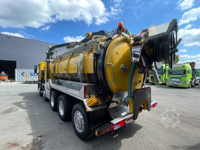 Veicolo di aspirazione Scania G500 G 500 10x4*6 Kolkenzuiger Kaiser AquaStar 2